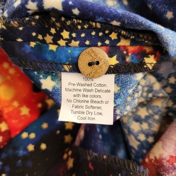 FLAMELESS BUTTON FRONT SHORT SLEEVE SHIRT - Picture 7 of 8